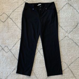 Old Navy Low Waist Stretch Slacks Size 6 Straight Leg